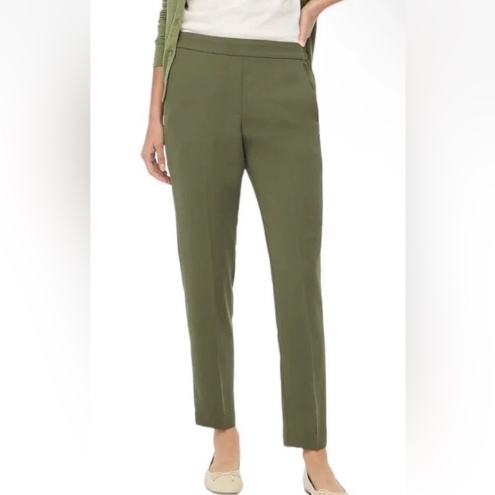 J Crew Jamie Pant Women’s Green Pocket Pants Sz 0